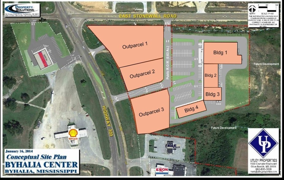 Hwy 78 & Hwy 309, Byhalia, MS à vendre - Photo principale - Image 1 de 1