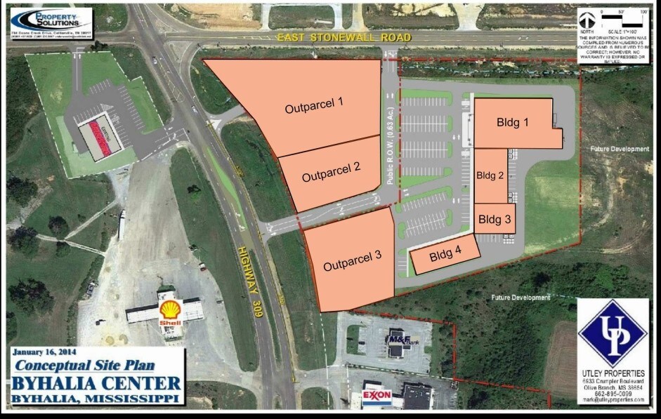 Hwy 78 & Hwy 309, Byhalia, MS à vendre Photo principale- Image 1 de 2