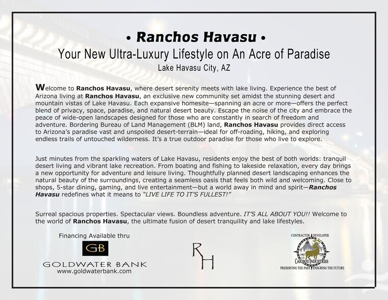 E. Heights Blvd, Lake Havasu City, AZ à vendre - Photo du bâtiment - Image 3 de 9