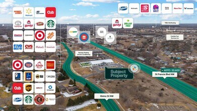 14275 Saint Francis Blvd, Ramsey, MN - Aerial  map view