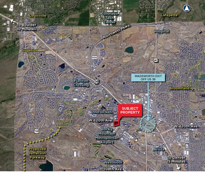 10355 W 120th Ave, Broomfield, CO à vendre - Aérien - Image 2 de 2