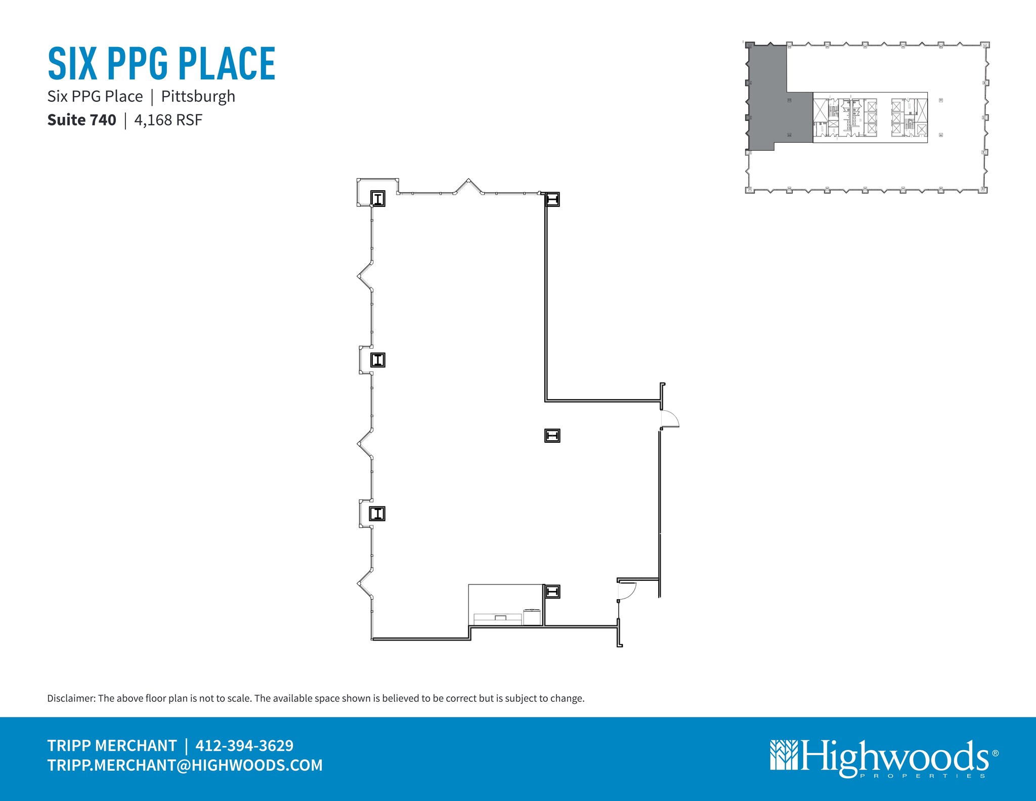 1 PPG Pl, Pittsburgh, PA à louer Plan de site- Image 1 de 1