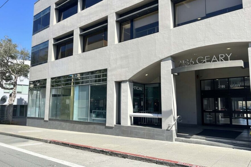 2186 Geary Blvd, San Francisco, CA à vendre - Photo du bâtiment - Image 2 de 10