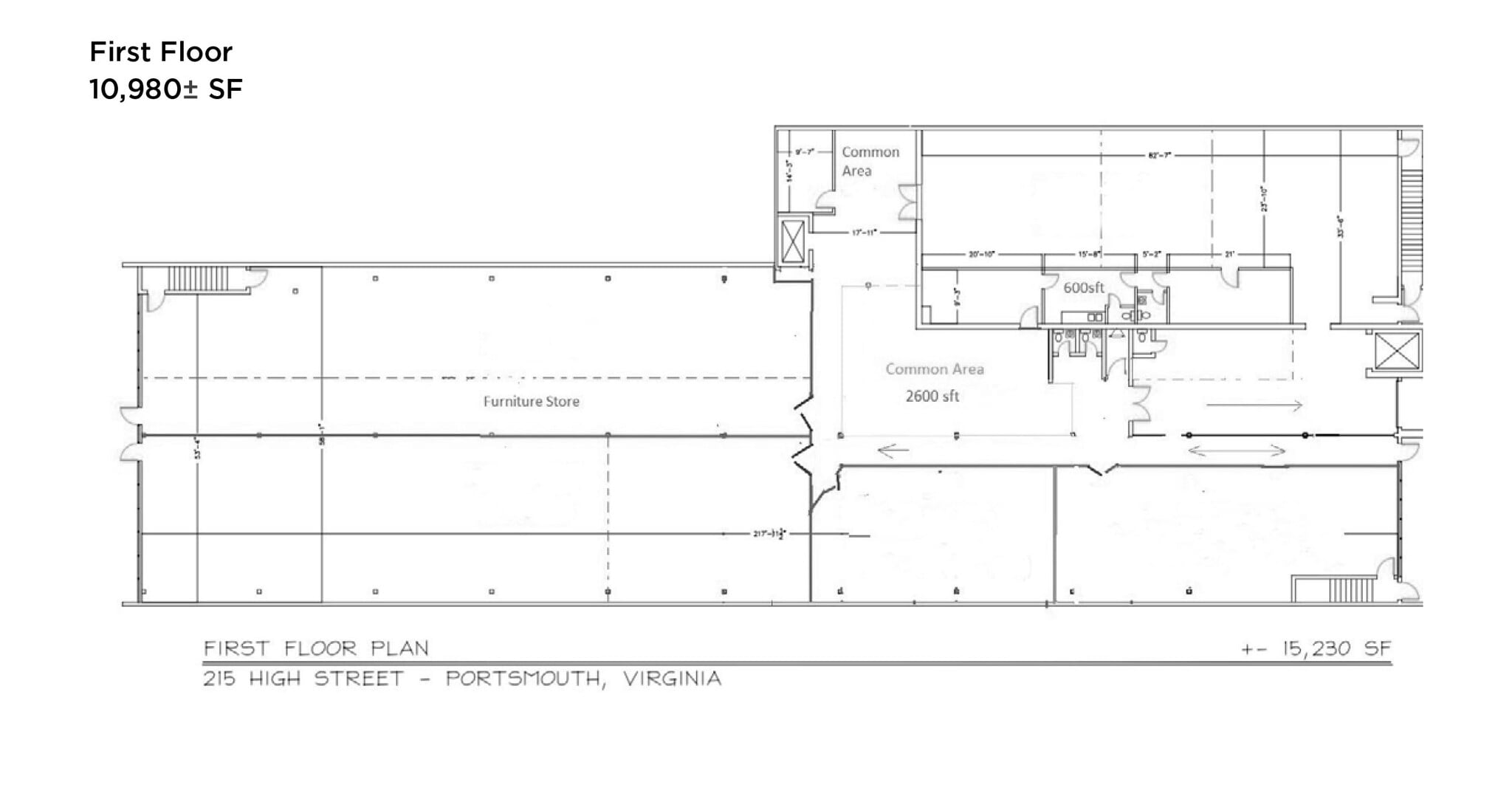 211-215 High St, Portsmouth, VA à vendre Photo intérieure- Image 1 de 1