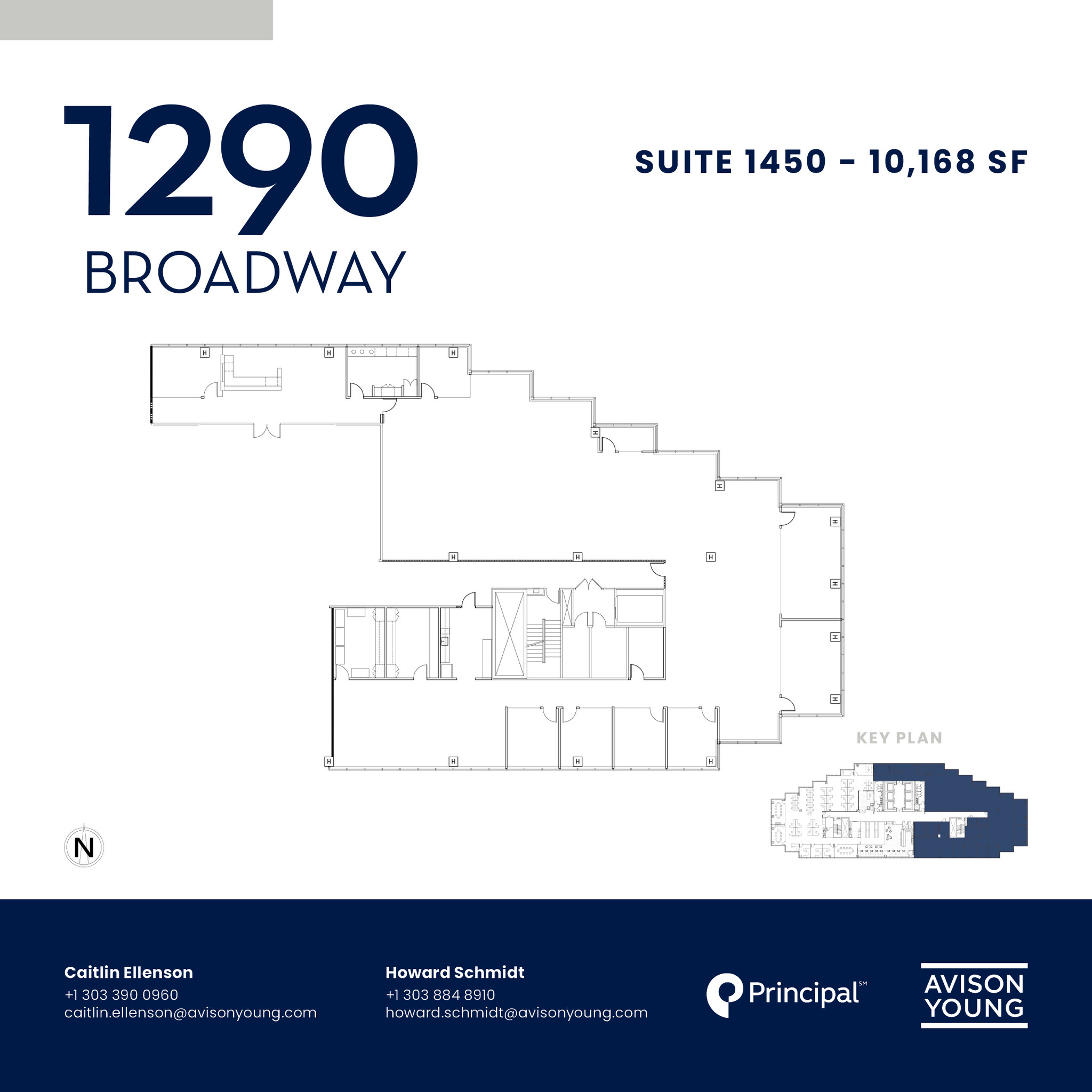 1290 Broadway, Denver, CO for sale Floor Plan- Image 1 of 8