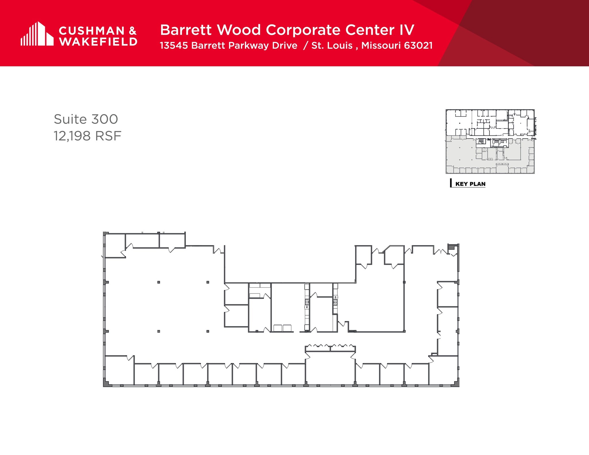 13545 Barrett Parkway Dr, Ballwin, MO for lease Site Plan- Image 1 of 1