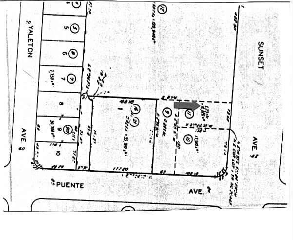 719 N Sunset Ave, West Covina, CA for lease - Plat Map - Image 2 of 39