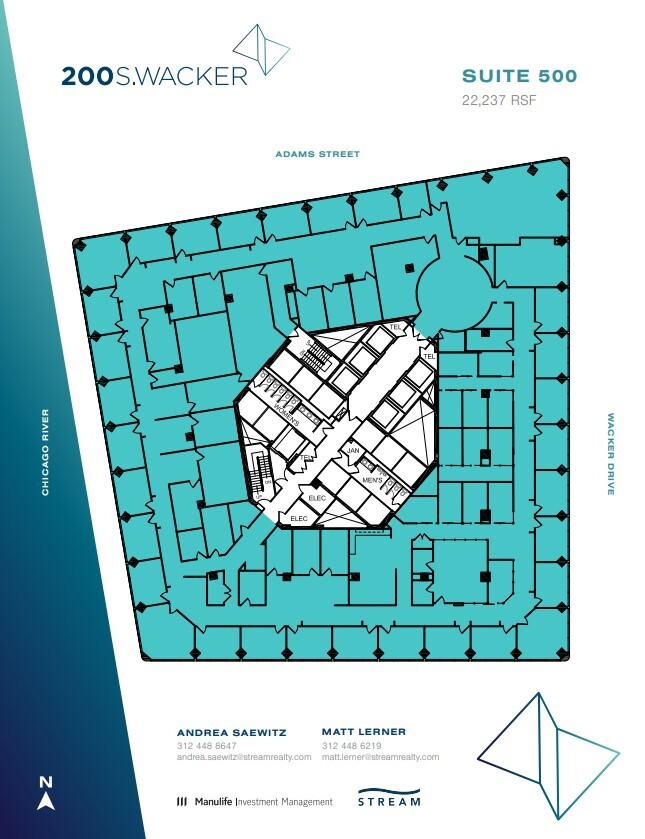 200 S Wacker Dr, Chicago, IL for lease Floor Plan- Image 1 of 1