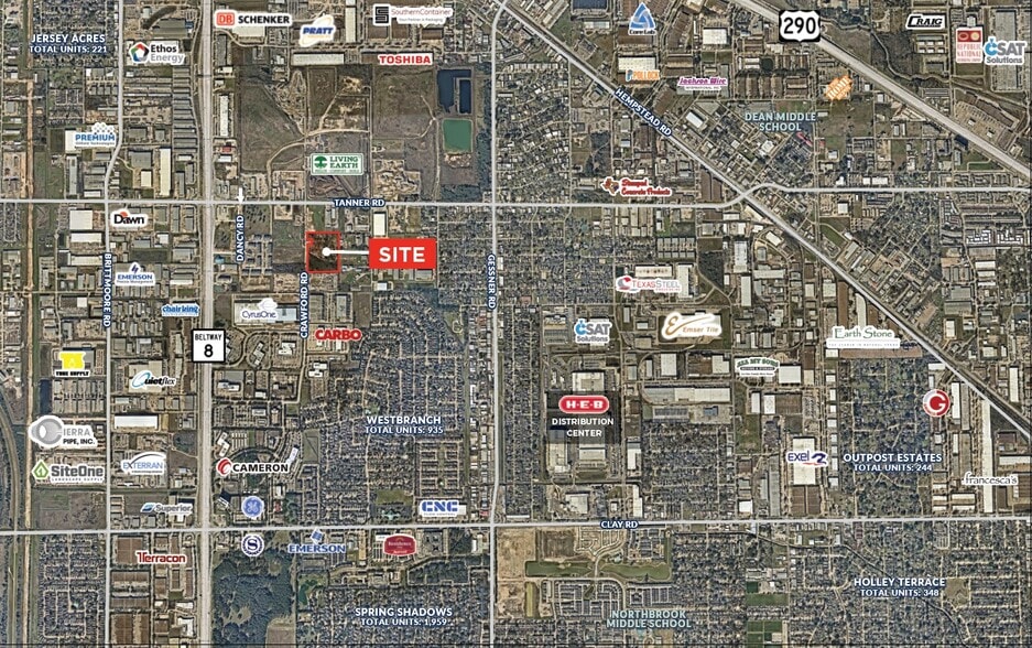 5610 Crawford, Houston, TX for sale - Aerial - Image 2 of 2