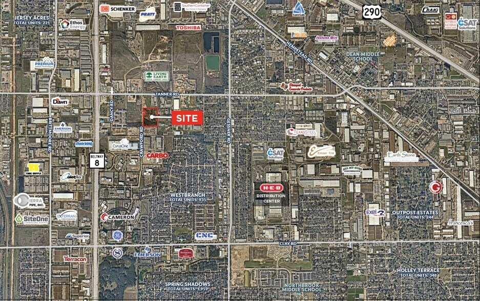 5610 Crawford, Houston, TX à vendre - Aérien - Image 2 de 2