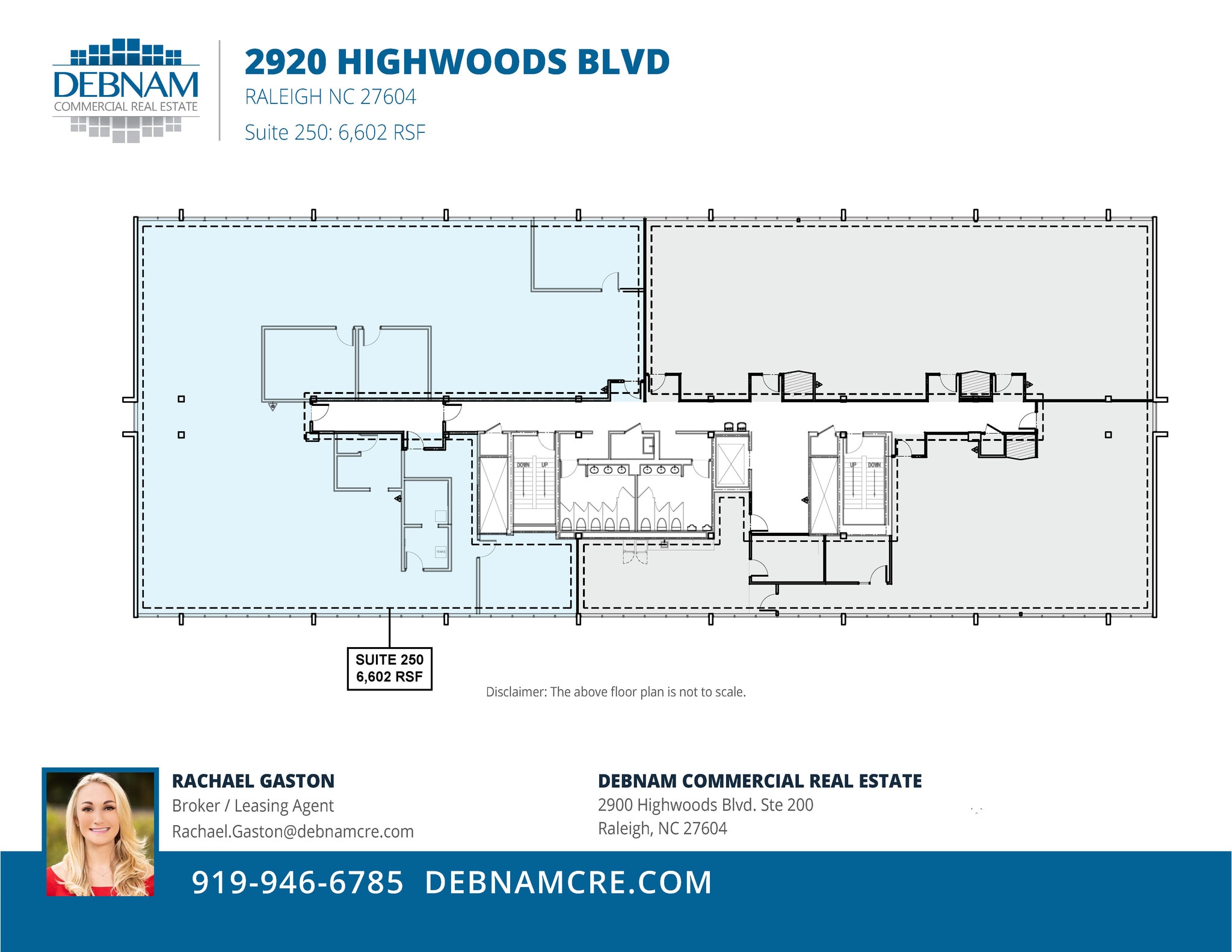 2920 Highwoods Blvd, Raleigh, NC à louer Plan d’étage- Image 1 de 1
