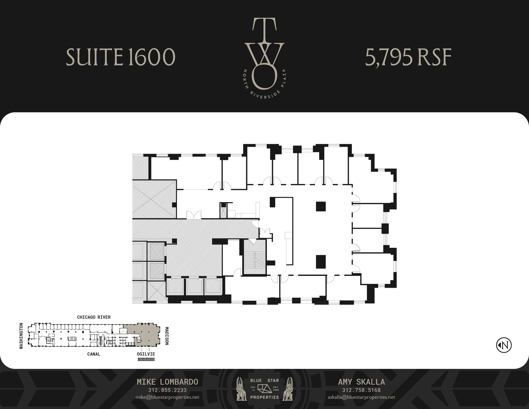 2 N Riverside Plz, Chicago, IL for lease Floor Plan- Image 1 of 15