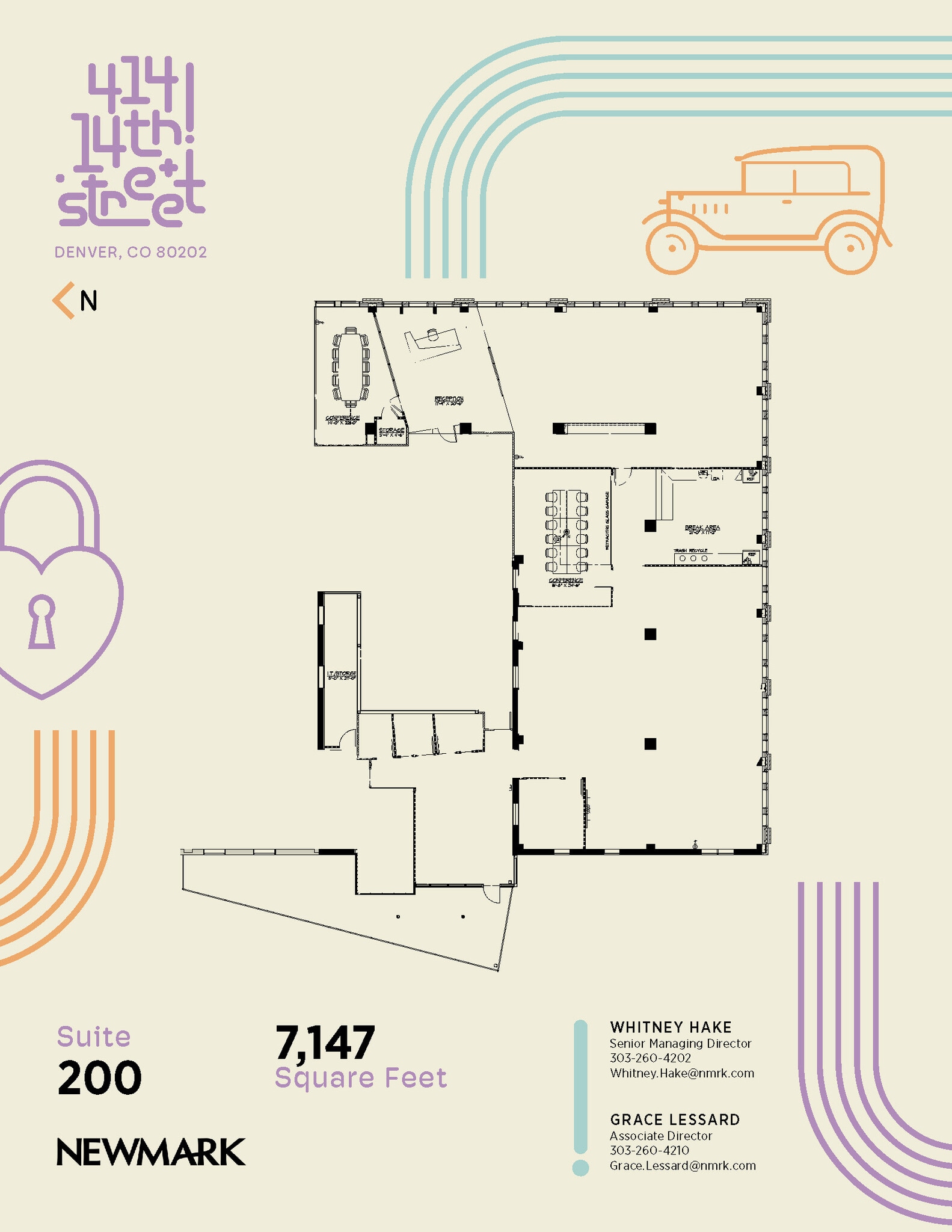 414 14th St, Denver, CO for lease Floor Plan- Image 1 of 1