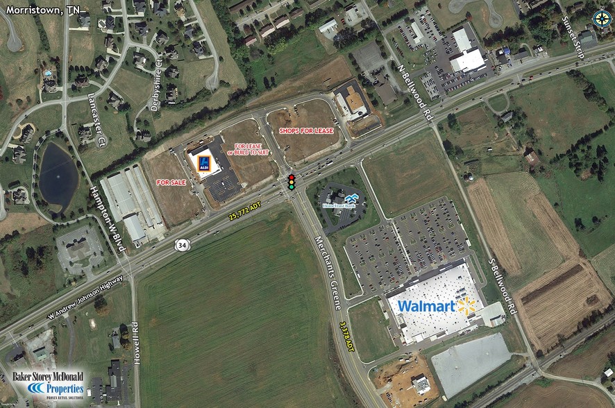 4320-4424 W Andrew Johnson Hwy, Morristown, TN for sale - Building Photo - Image 1 of 1