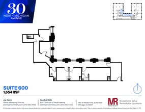 30 N Michigan Ave, Chicago, IL for lease Floor Plan- Image 1 of 10
