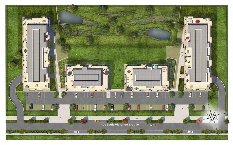 151 Rue Louis Victor De Broglie, Bezannes à vendre - Plan de site - Image 3 de 4