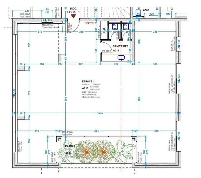 Bureau dans Gardanne à louer - Plan d’étage - Image 3 de 5