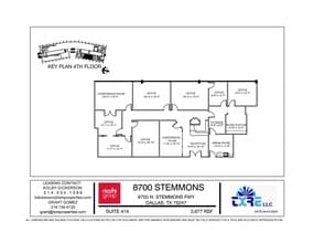 8700 N Stemmons Fwy, Dallas, TX for lease Floor Plan- Image 1 of 1