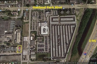 1801 NW 29th St, Oakland Park, FL - Aérien  Vue de la carte