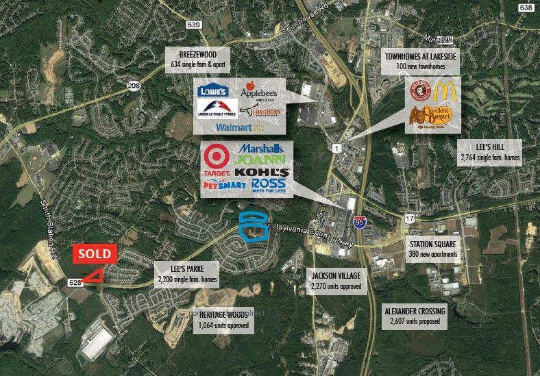 Spotsylvania Pky, Fredericksburg, VA for sale - Building Photo - Image 1 of 5
