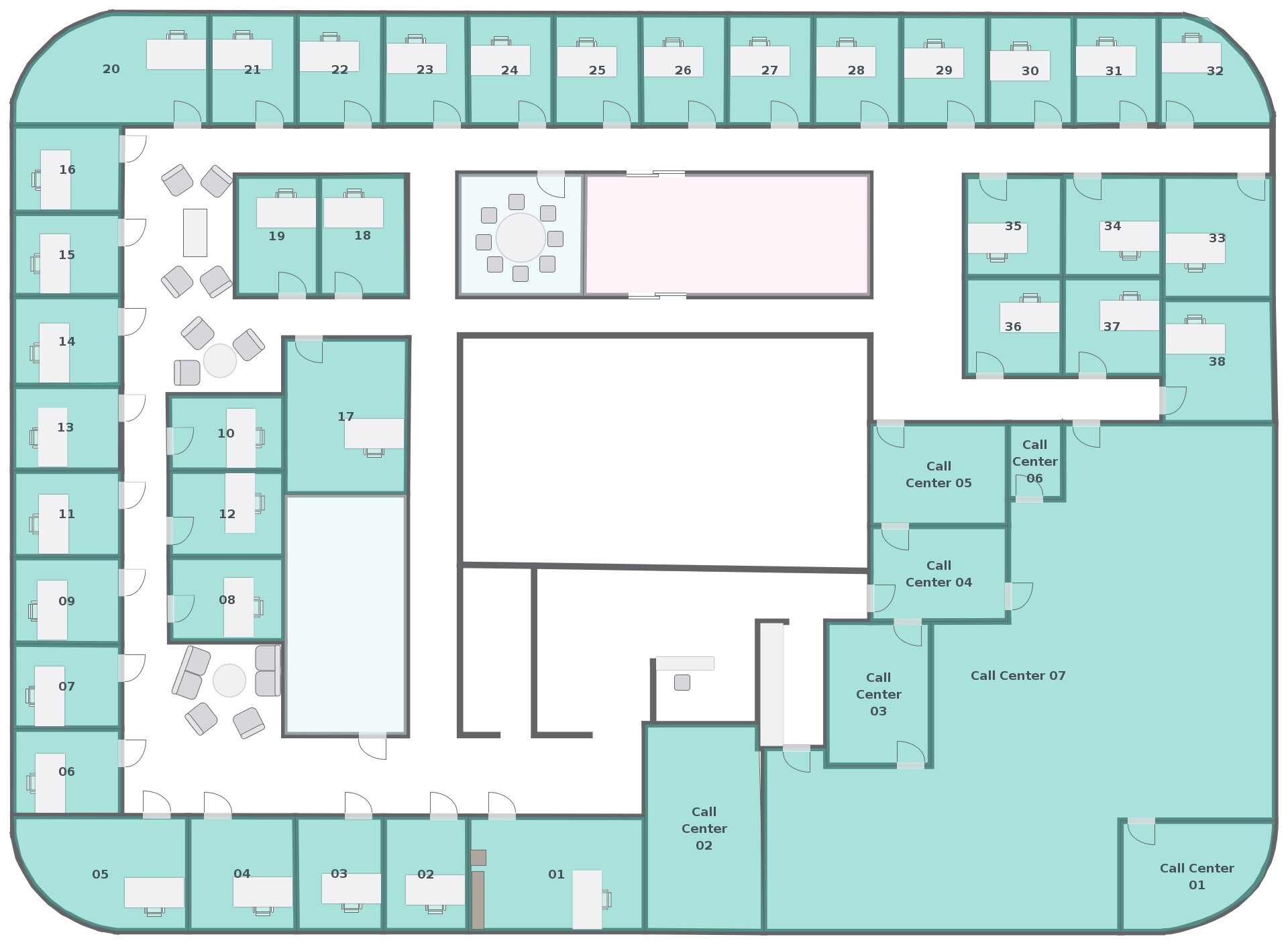 710 Dorval Dr, Oakville, ON for lease Floor Plan- Image 1 of 1