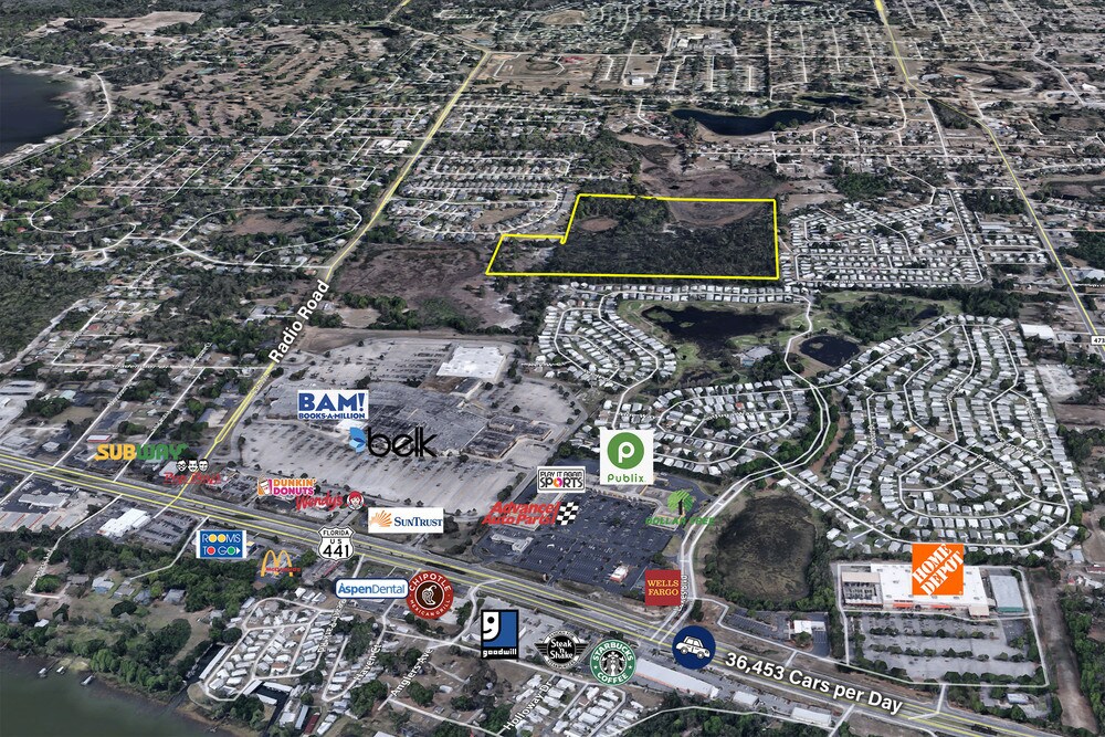 33116 Radio Rd, Leesburg, FL for sale Aerial- Image 1 of 14