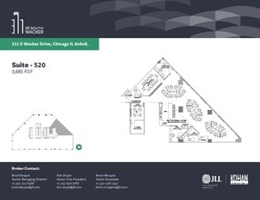 311 S Wacker Dr, Chicago, IL à louer Plan d’étage- Image 1 de 5