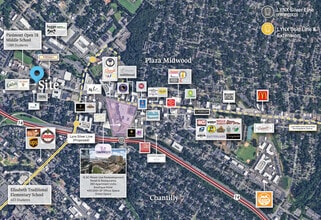 917-919 Central Ave, Charlotte, NC - AÉRIEN  Vue de la carte