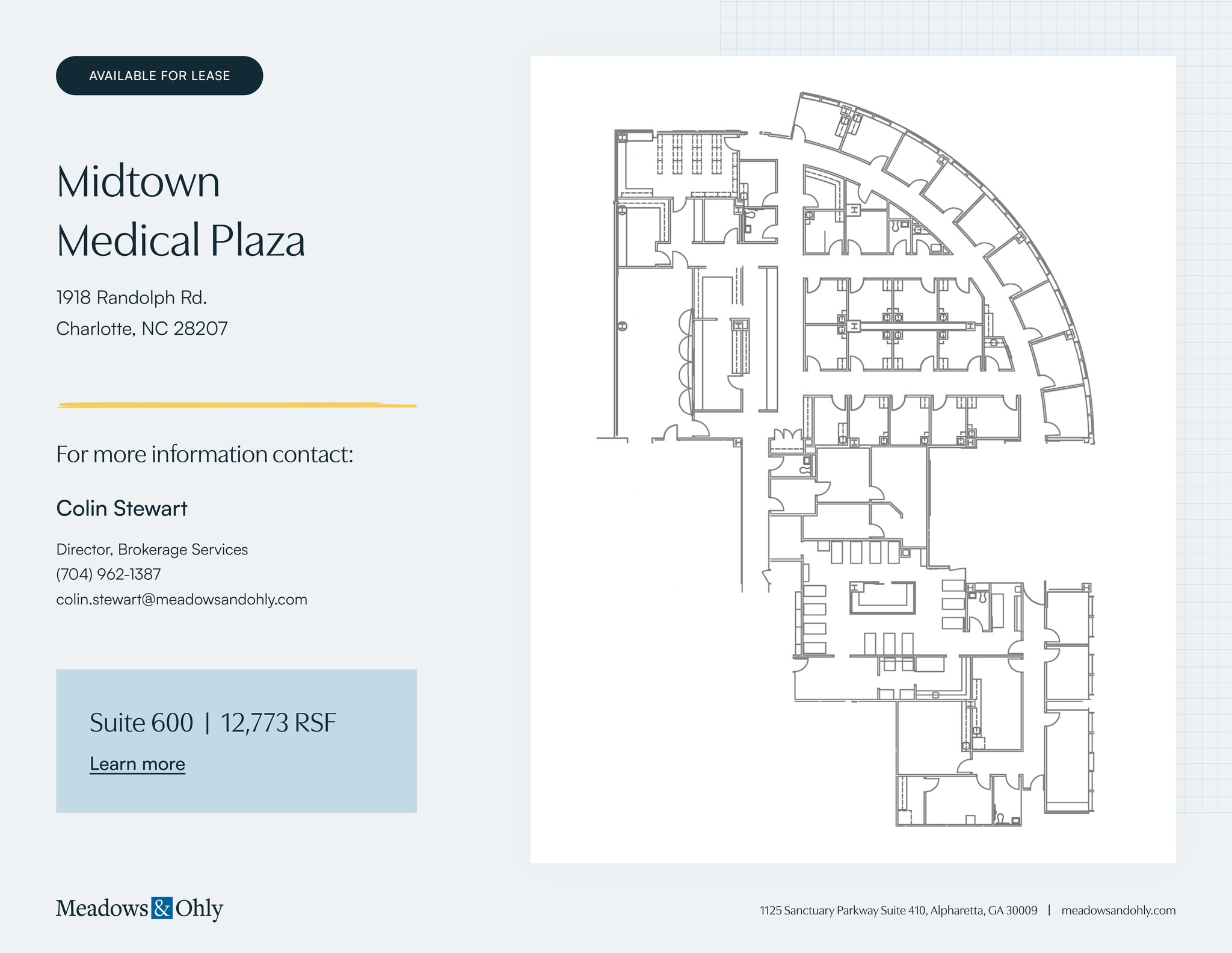 1918 Randolph Rd, Charlotte, NC for lease Site Plan- Image 1 of 1