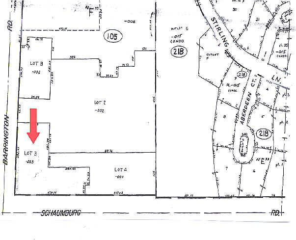 2558-2570 W Schaumburg Rd, Schaumburg, IL for lease - Plat Map - Image 2 of 4