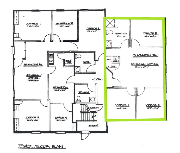 45-49 Junction Sq, Concord, MA for lease - Floor Plan - Image 2 of 6