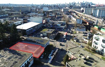 2014 Dundas St, Vancouver, BC - Aerial map view