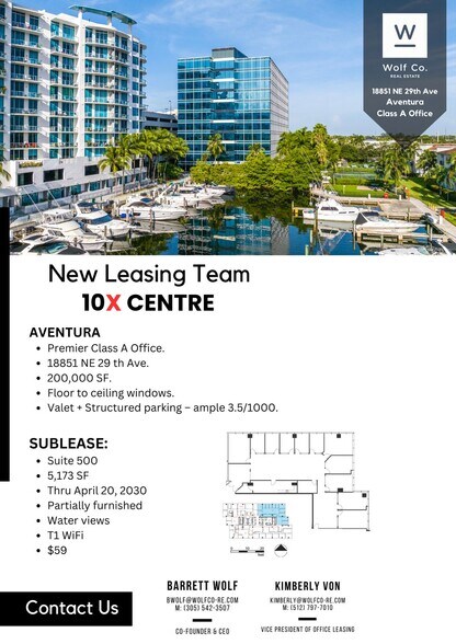 18851 NE 29th Ave, Aventura, FL à louer - Plan d’étage - Image 3 de 7