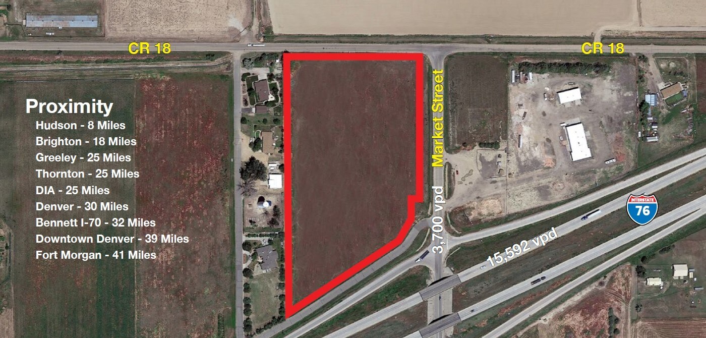 Market St & I-76 Exit, Keenesburg, CO for sale Primary Photo- Image 1 of 8