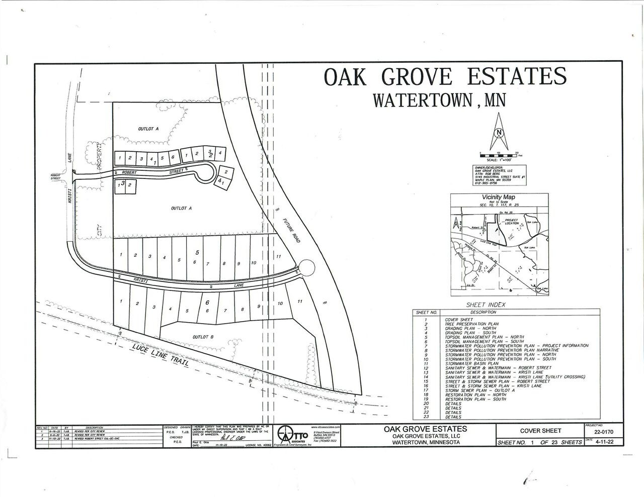 Kristi Ln & Robert St, Watertown, MN à vendre Plan cadastral- Image 1 de 3