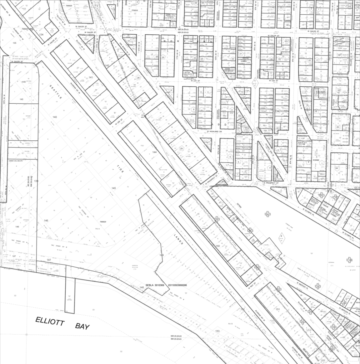 901 Elliott Ave W, Seattle, WA à louer Plan cadastral- Image 1 de 2