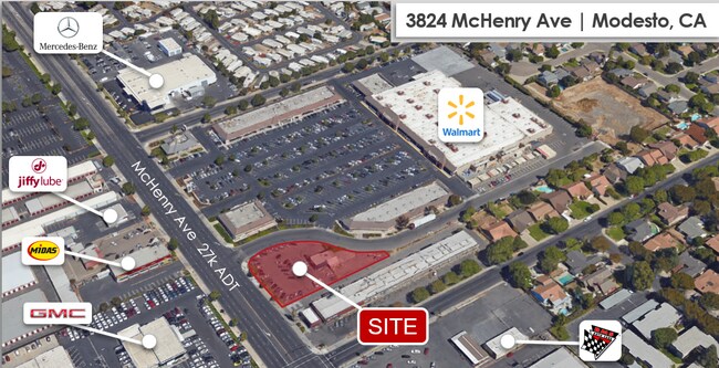 Plus de détails pour 3824 McHenry Ave, Modesto, CA - Terrain à louer
