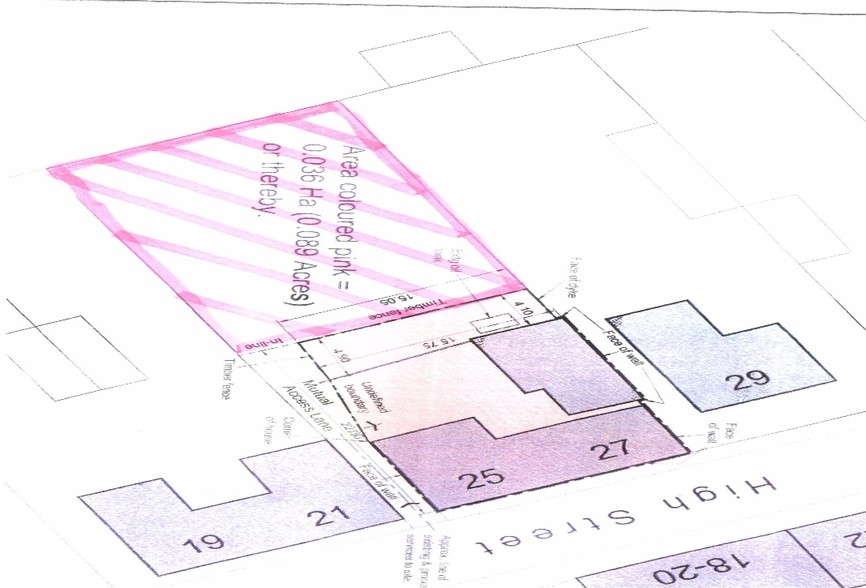 25 High St, New Deer à vendre - Plan de site - Image 1 de 1