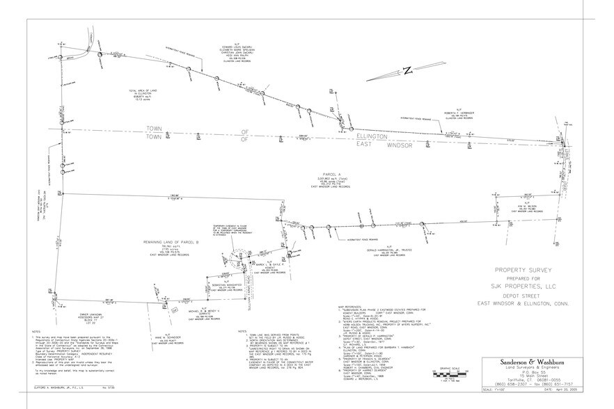 Depot Street / Sullivan Farm Road, Broad Brook, CT à vendre - Plan de site - Image 2 de 22