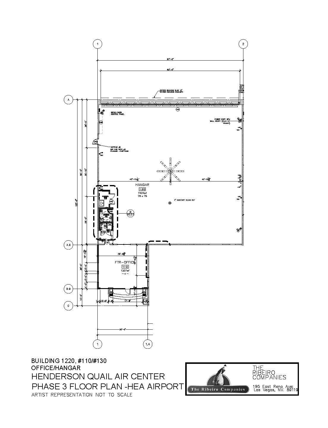 1180 - 1300 JetStar Ave. Ave, Henderson, NV for lease Floor Plan- Image 1 of 6