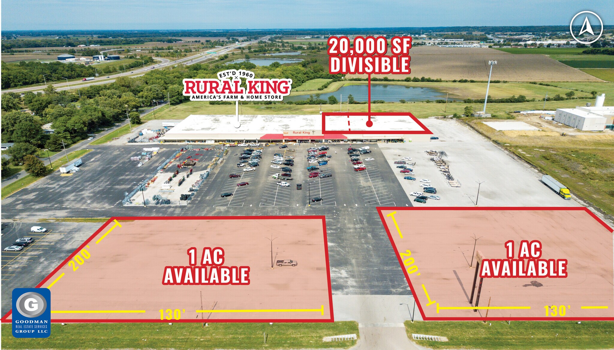 Rural King Outlots portefeuille de 2 propriétés à vendre sur LoopNet.ca Photo du bâtiment- Image 1 de 3