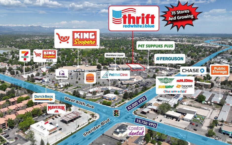 8125 Sheridan Blvd, Arvada, CO à vendre - Photo du bâtiment - Image 1 de 4