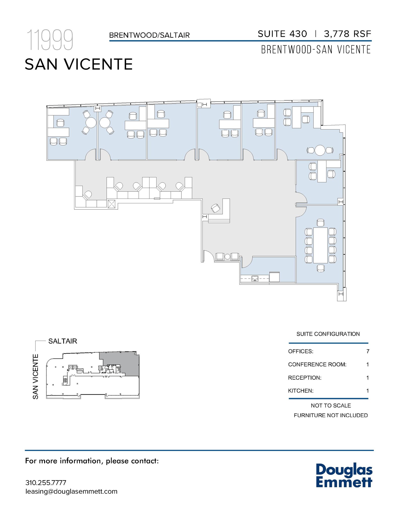 11999 San Vicente Blvd, Los Angeles, CA for lease Floor Plan- Image 1 of 1