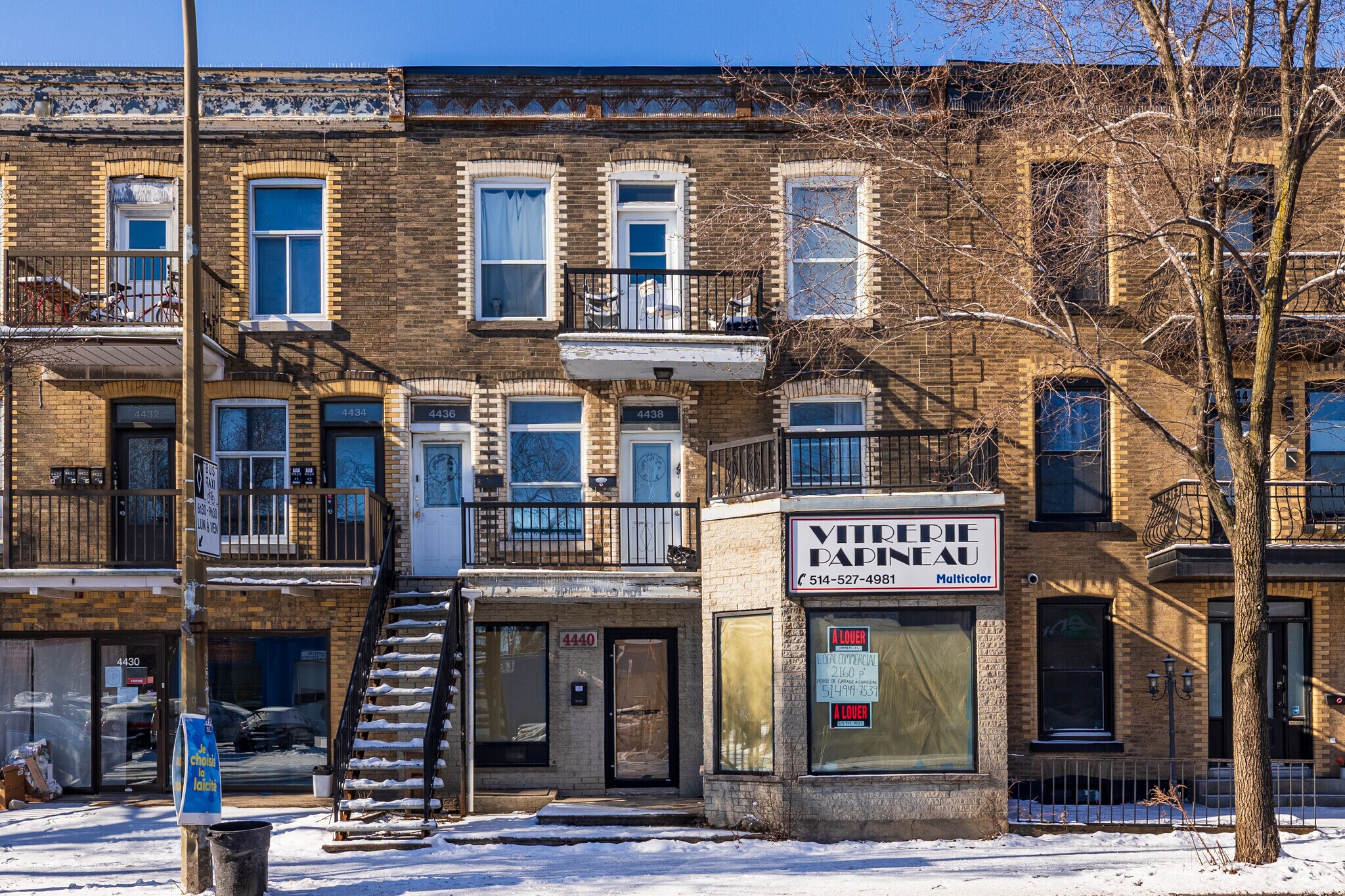 4436-4440 Av Papineau, Montréal, QC for sale Primary Photo- Image 1 of 1