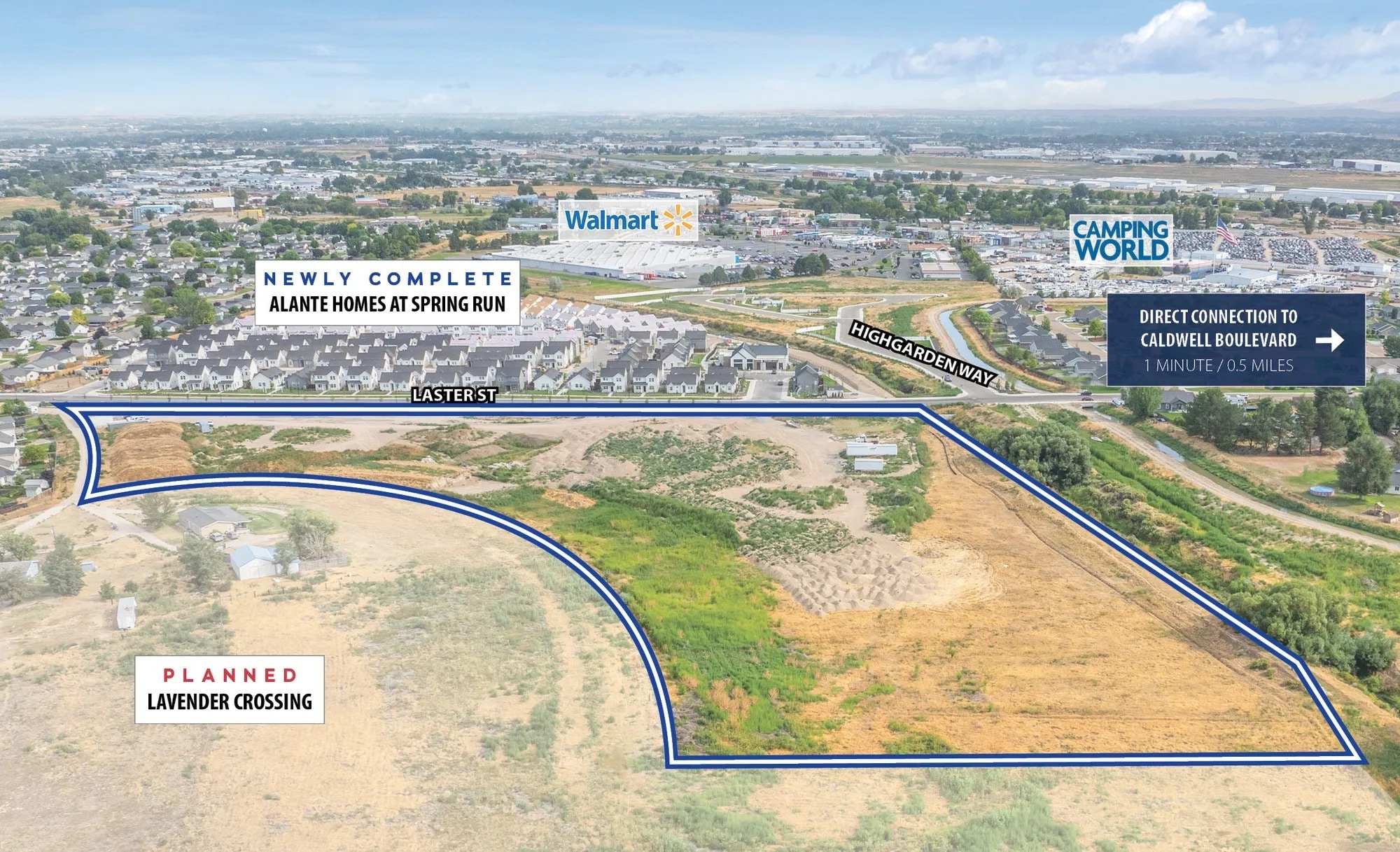 Laster South Land, Caldwell, ID à vendre Photo du bâtiment- Image 1 de 7