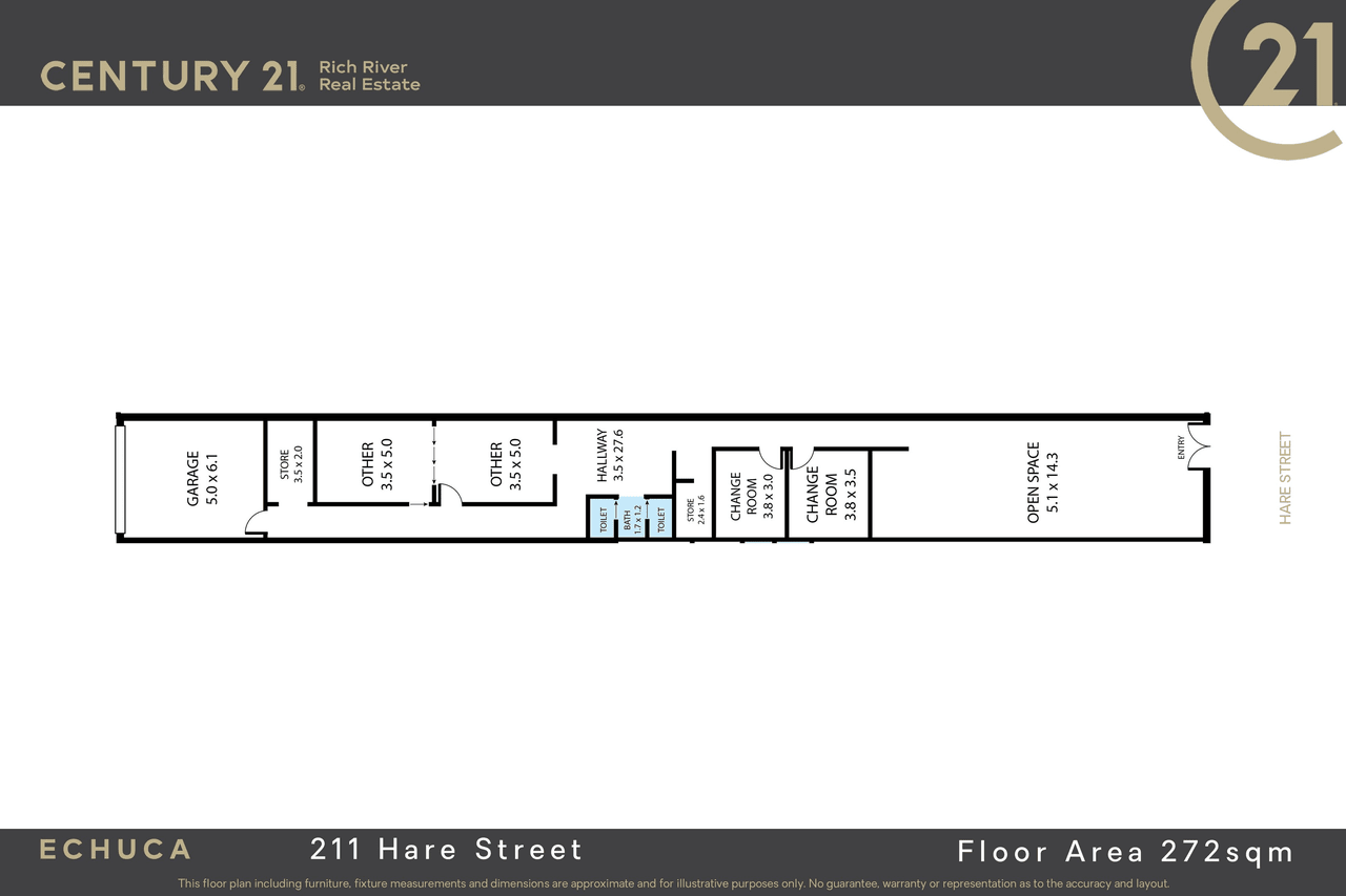 211 Hare St, Echuca, VIC 3564 - Unit 211 -  - Floor Plan - Image 1 of 5