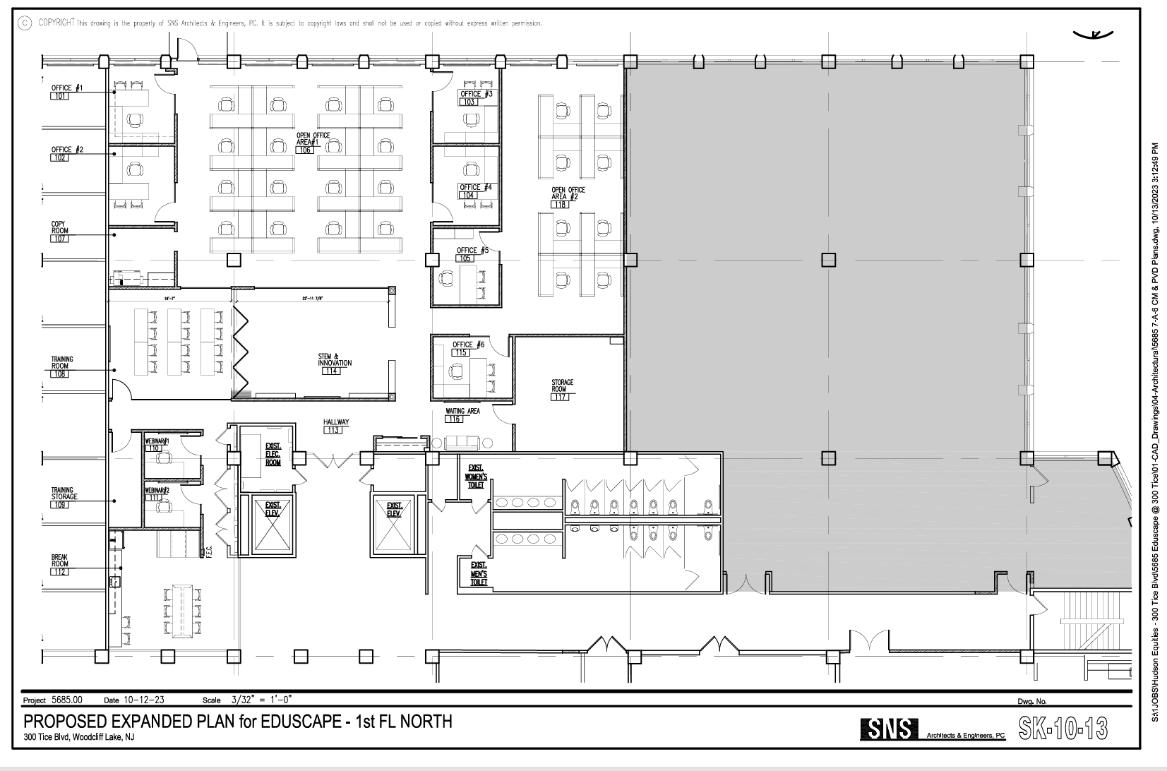 300 Tice Blvd, Woodcliff Lake, NJ à louer Plan d’étage- Image 1 de 1