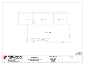 21 E Long Lake Rd, Bloomfield Hills, MI for lease Floor Plan- Image 1 of 1