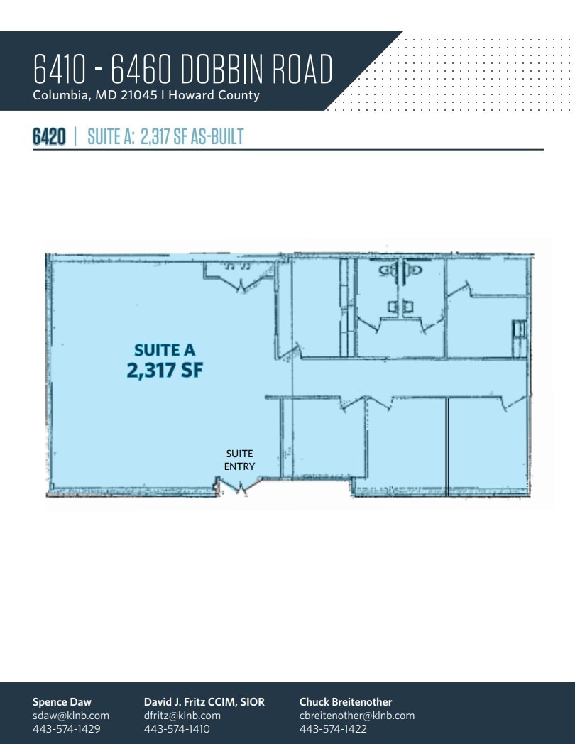6460 Dobbin Rd, Columbia, MD for lease Floor Plan- Image 1 of 1