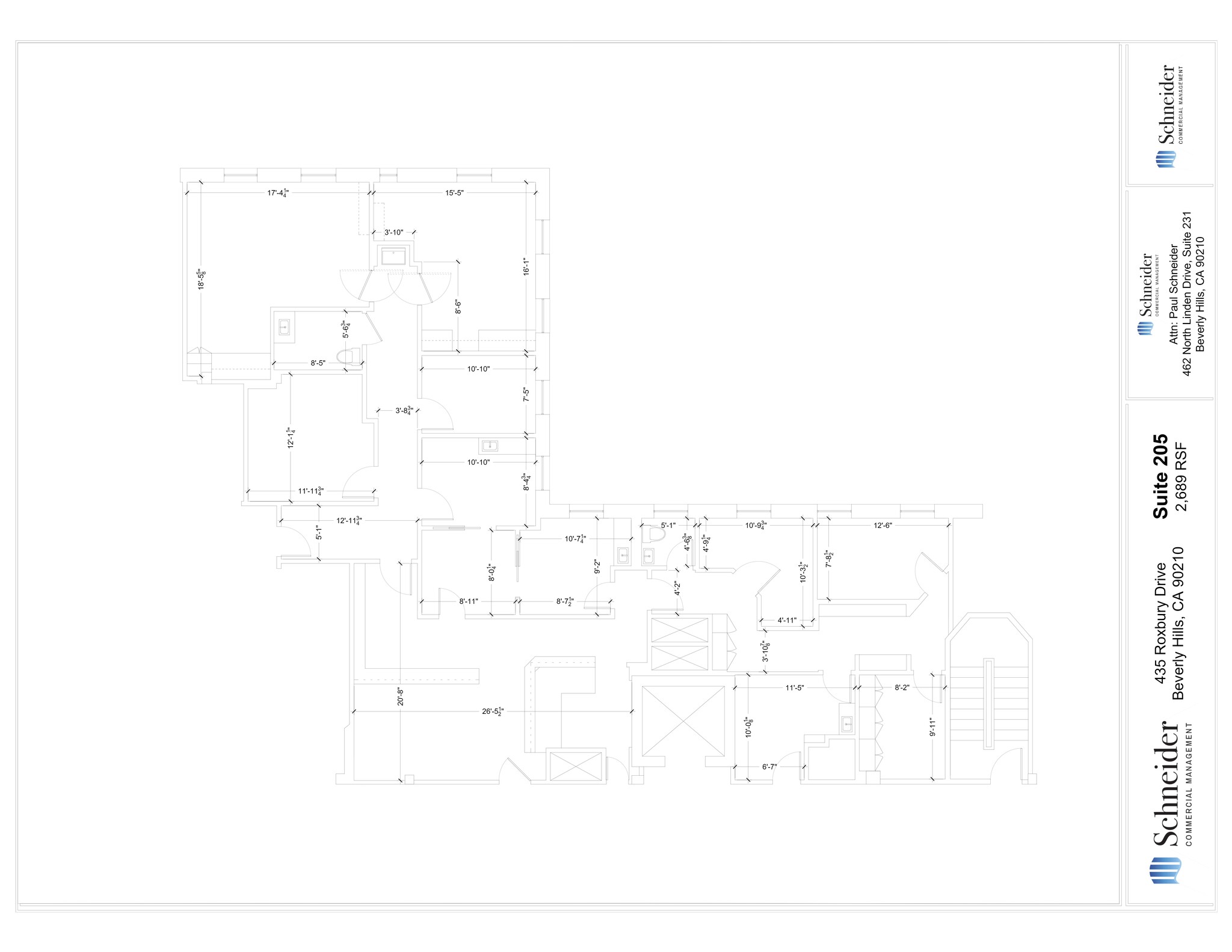 435 N Roxbury Dr, Beverly Hills, CA à louer Plan de site- Image 1 de 16